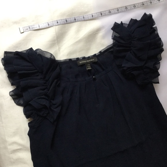 Navy Blouse NWOT* - Picture 6 of 8